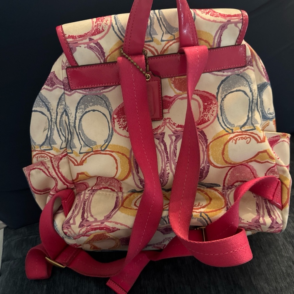 Coach Colorful Signature Backpack - Picture 4 of 4
